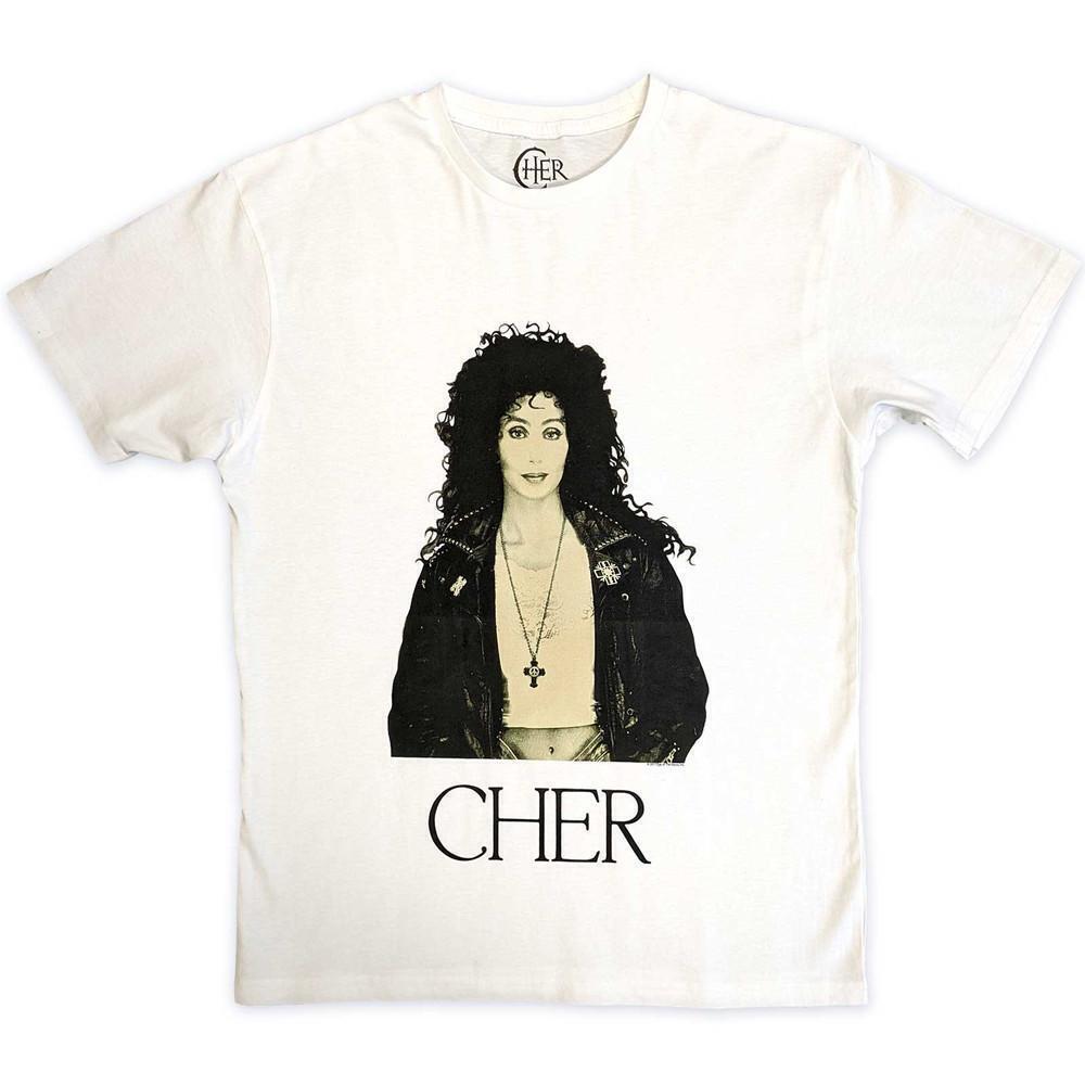 Cher Unisex T Shirt Leather Jacket